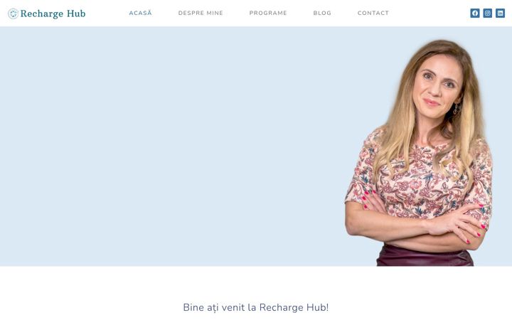 Posnetek zaslona rechargehub.ro