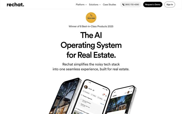 Screenshot of rechat.com