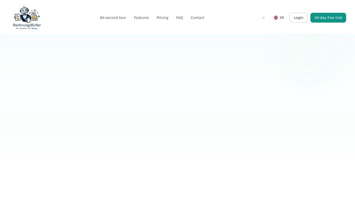 Screenshot ta' rechnungsbutler.de
