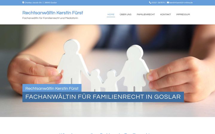 Screenshot di rechtsanwaeltin-fuerst.de