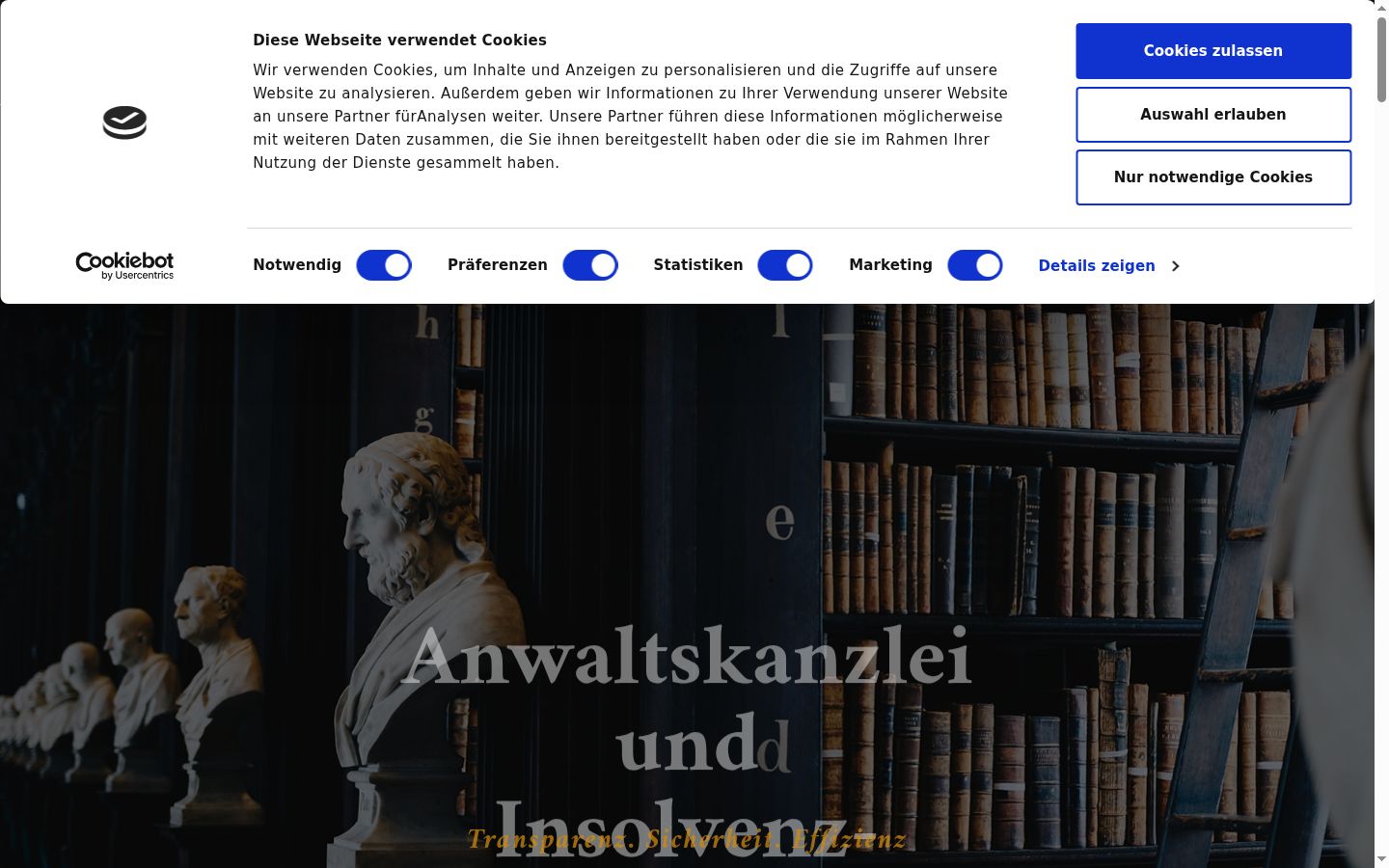 Screenshot του banner συγκατάθεσης που εμφανίστηκε πριν από οποιαδήποτε αλληλεπίδραση