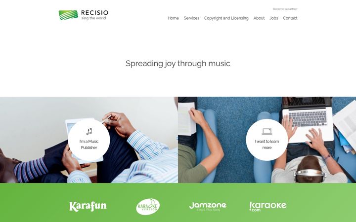 Screenshot of recisio.com