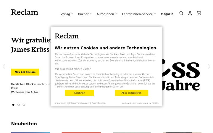 Ekrānuzņēmums no reclam.de