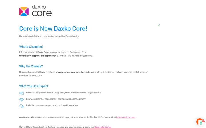 Screenshot of recliquecore.com