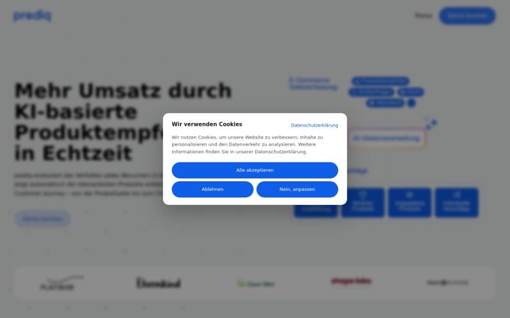 Screenshot of recobounce.com
