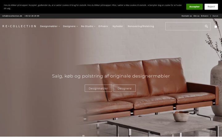Screenshot of recollection.dk