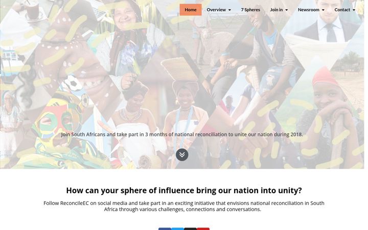 Screenshot of reconcileec.co.za