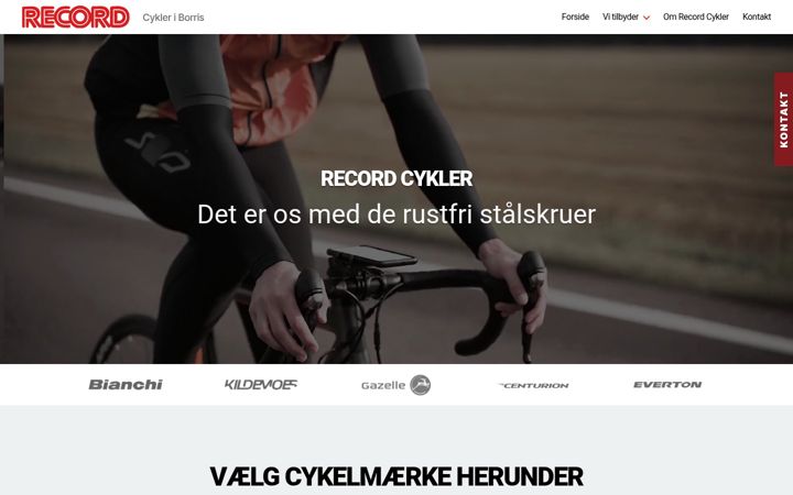 Képernyőkép: recordcykler.dk