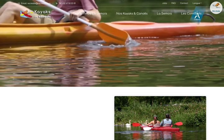 Zrzut ekranu recrealle-kayaks.com