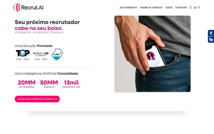 Screenshot of recrut.ai