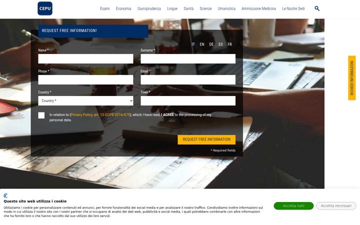 Screenshot of recuperoesamiuniversitari.it