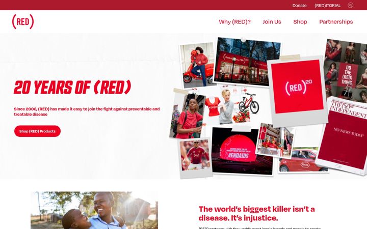 Screenshot of red.org