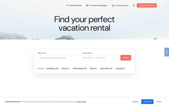 Screenshot von redawning.com