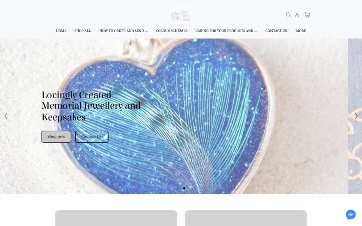 Screenshot of redberryresins.com