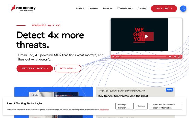 Screenshot of redcanary.com