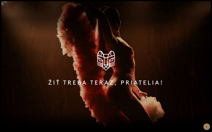 Screenshot of redcatcabaret.sk