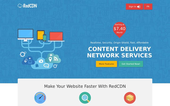 Ekrano kopija redcdn.net