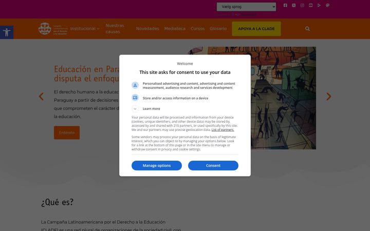 Screenshot of redclade.org