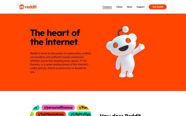 Zrzut ekranu redditinc.com