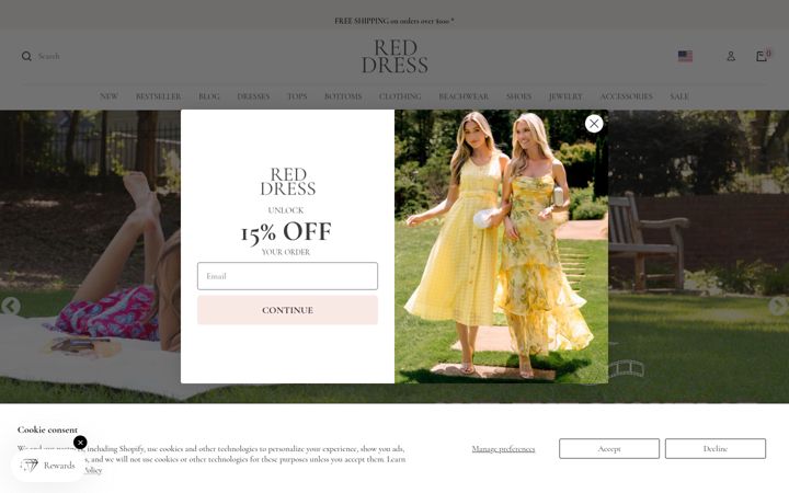 Screenshot of reddress.com
