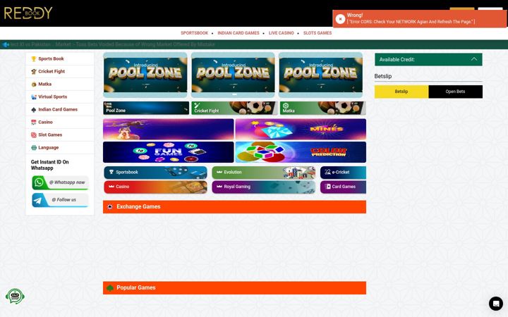 Screenshot of reddygame.com