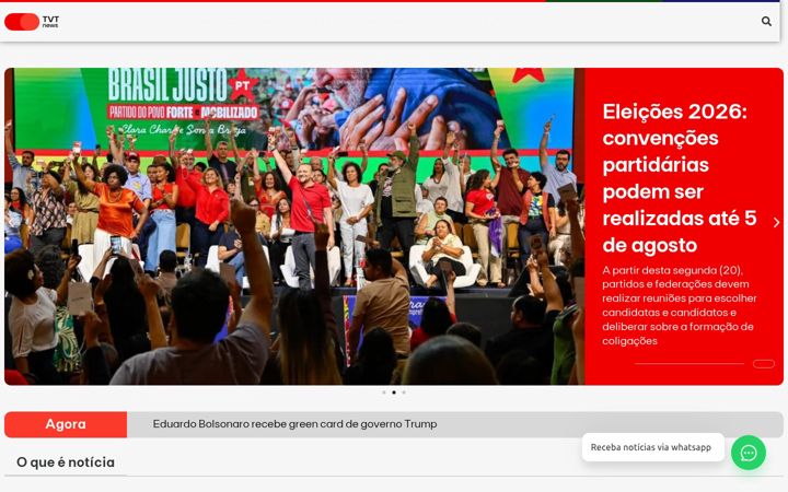 Screenshot of redebrasilatual.com.br