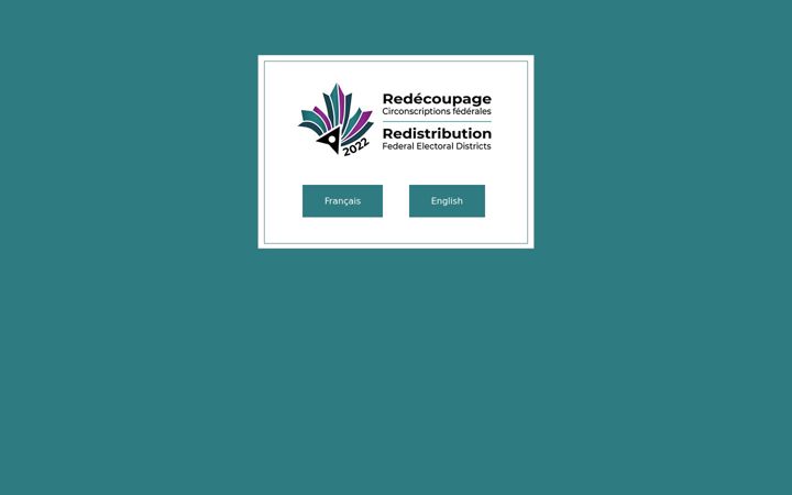 Ekraanipilt saidist redecoupage-redistribution-2022.ca