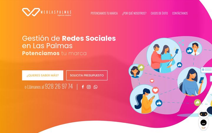 Screenshot of redessocialeslaspalmas.es