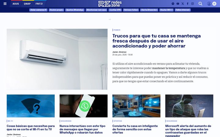 Screenshot of redeszone.net