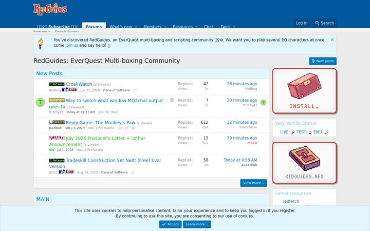 Screenshot of redguides.com