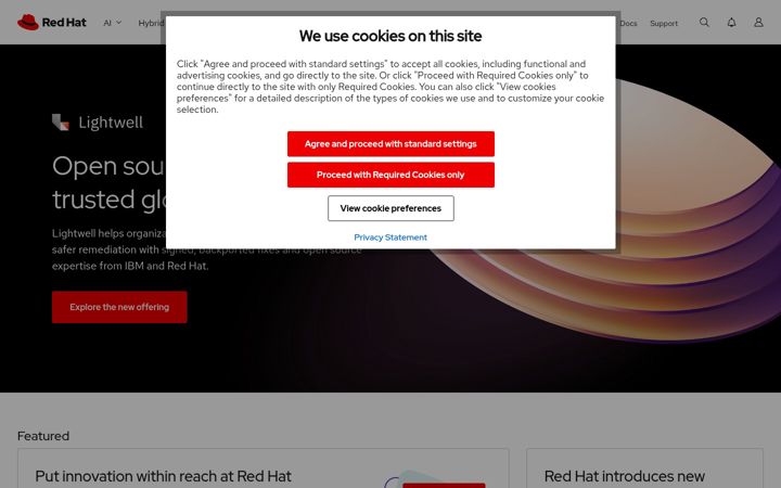 Screenshot of redhatstatic.com
