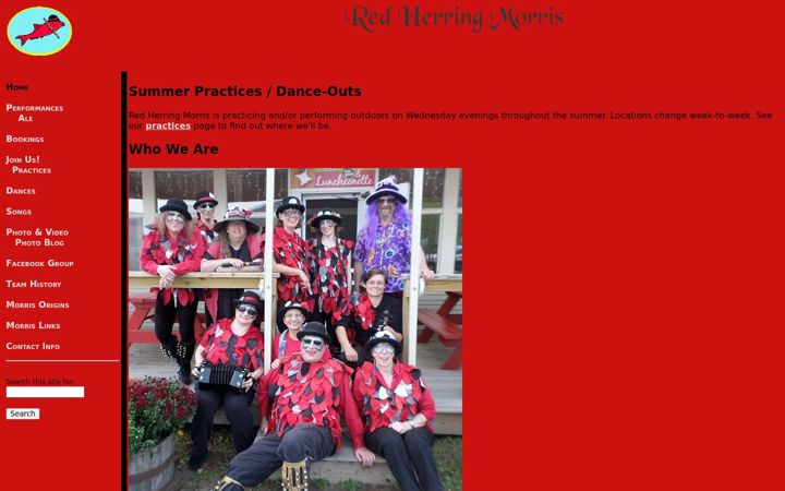 Ekrānuzņēmums no redherringmorris.com