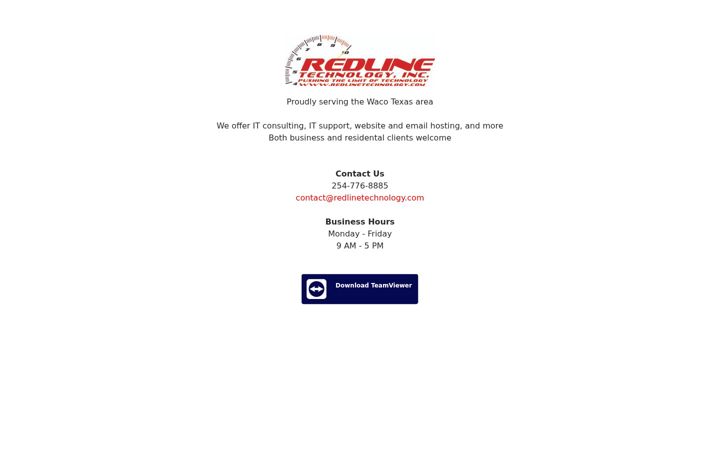 Screenshot of redlinetechnology.com