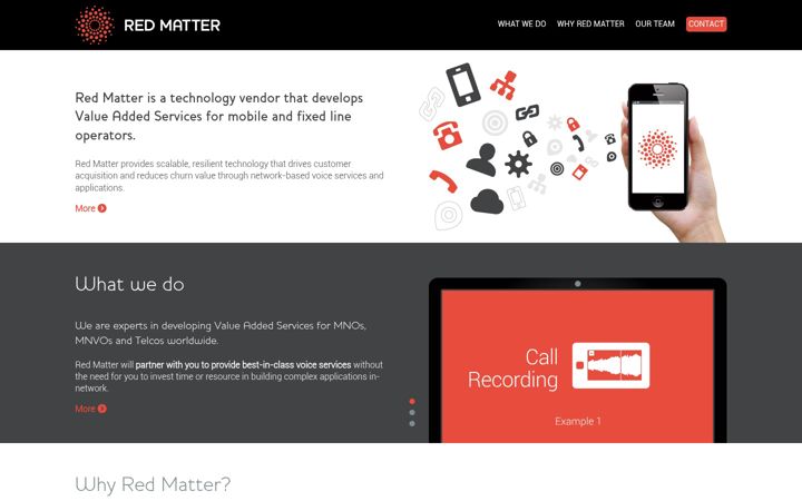 Képernyőkép: redmatter.com