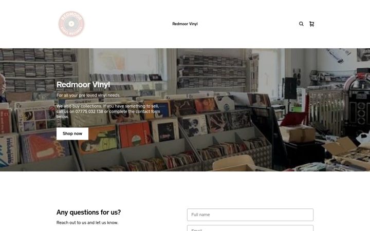 Screenshot van redmoorvinyl.square.site
