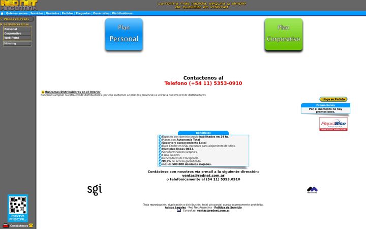 Screenshot of rednetgroup.net