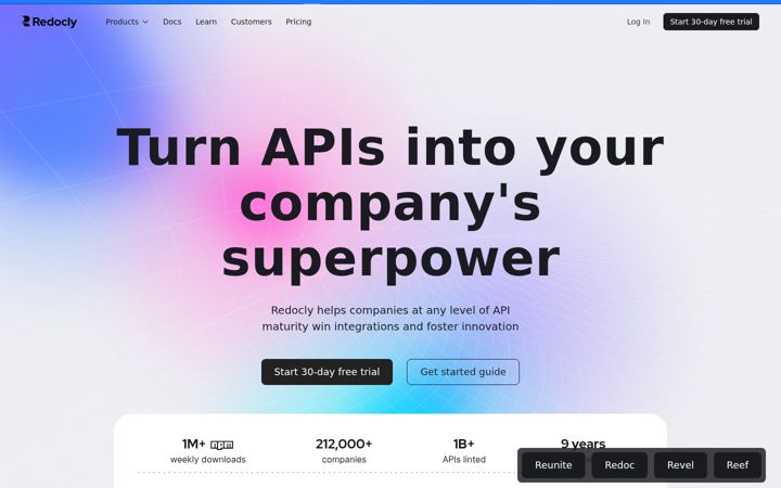 Screenshot of redoc.ly