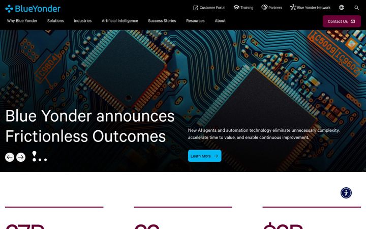 Screenshot of redprairie.com