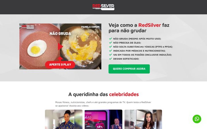 Screenshot of redsilverpanelas.com