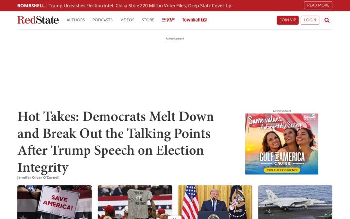 Captura de pantalla de redstate.com