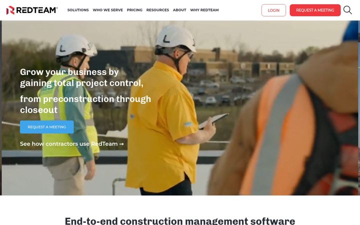 Screenshot of redteam.com