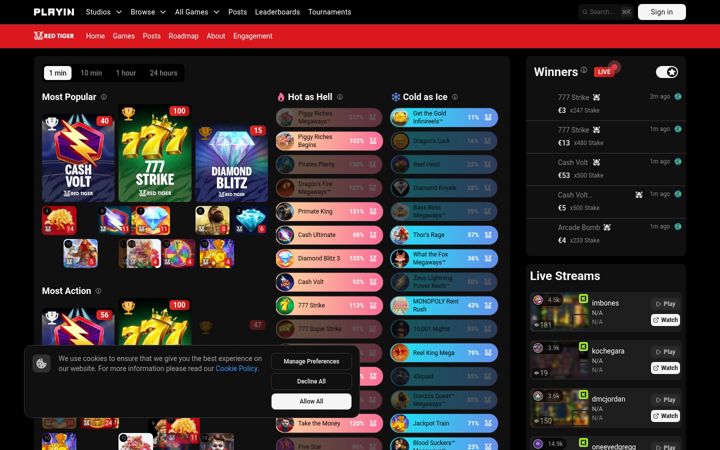 Screenshot of redtiger.com