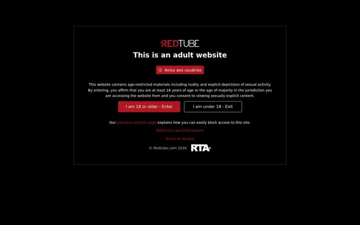 Skærmbillede af redtube.com.br