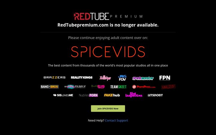 Screenshot of redtubepremium.com