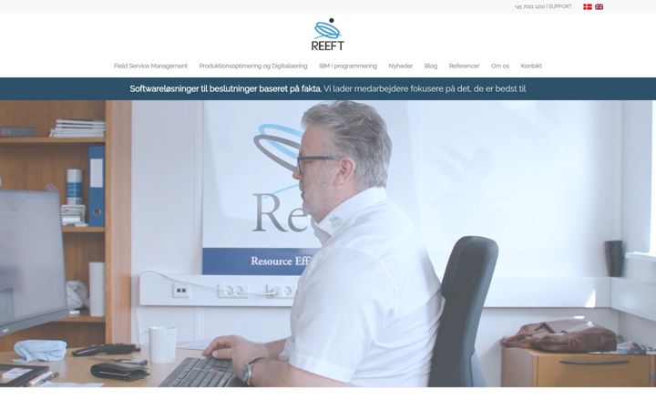 Skärmbild av reeft.com
