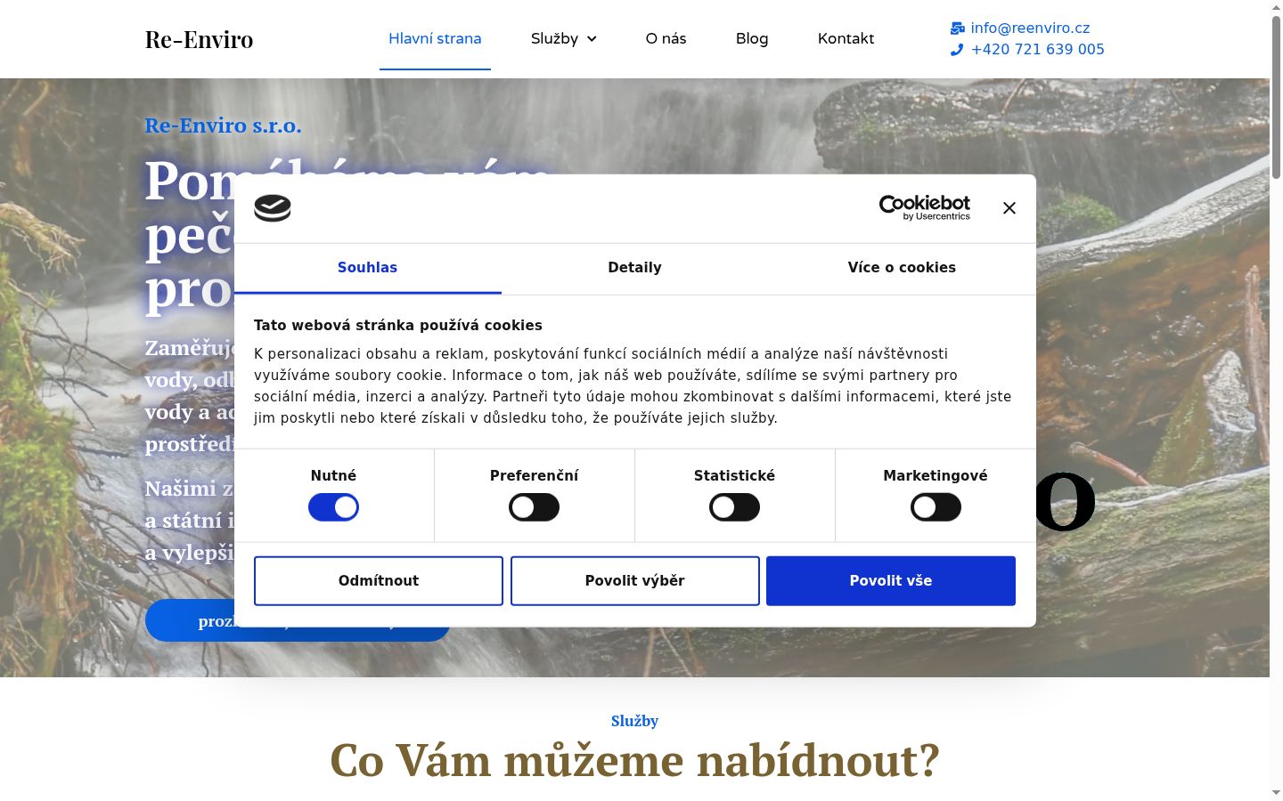 Zrzut ekranu banera zgody wyświetlanego przed jakąkolwiek interakcją