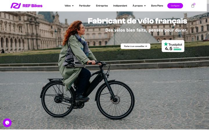 Screenshot van ref-bikes.com