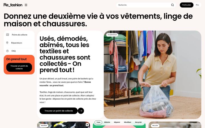 Zrzut ekranu refashion.fr