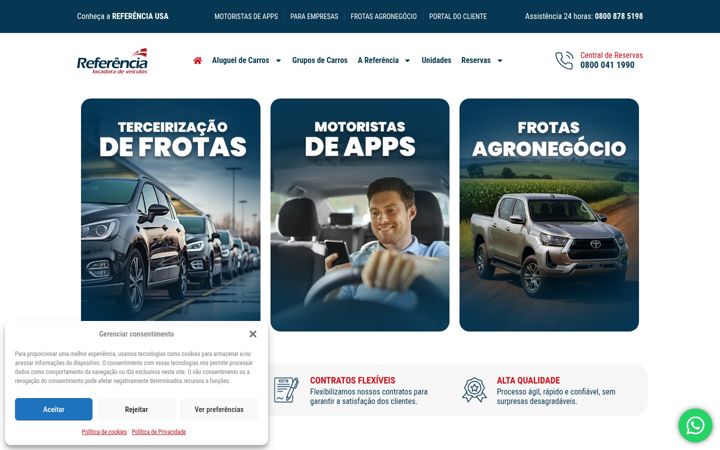 Captură de ecran a referencia.com.br