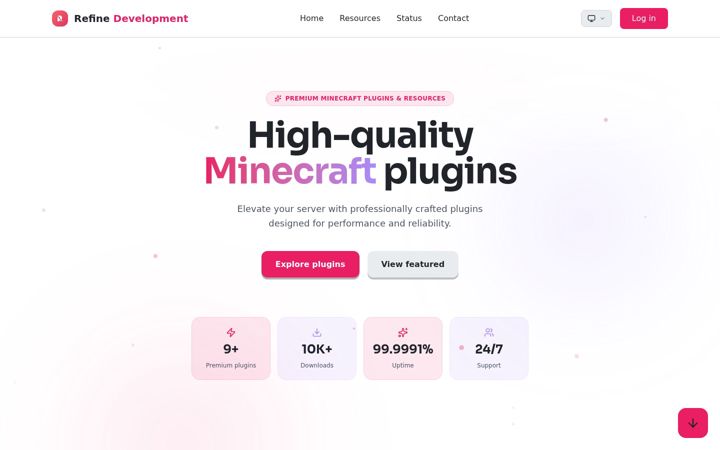 Screenshot of refinedev.org